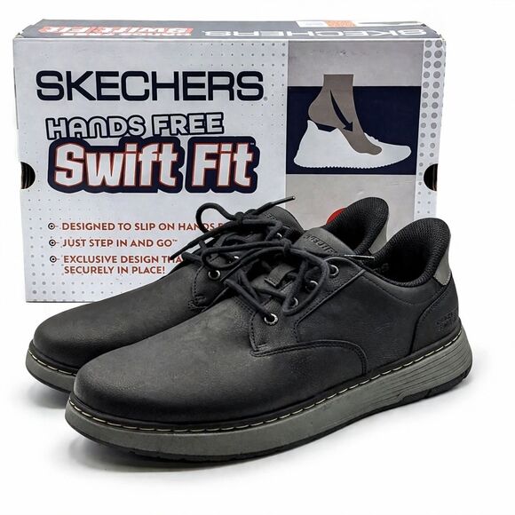 Skechers Men\'s Swift Fit Casual Shoes Hands Free Relaxed Fit Memory Foam New main image 9